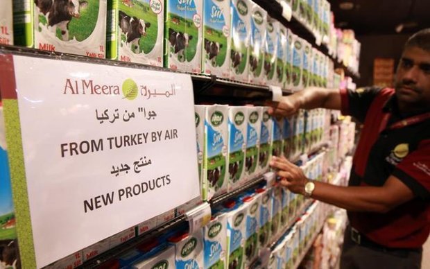 کالاهای ترک فروشگاههای قطر را پر کرد